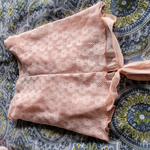 Sheer crop top Blouse - Picture 3 of 3